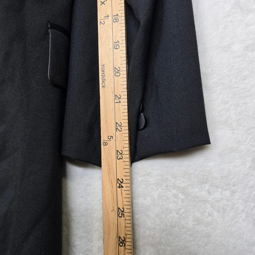 Stafford Tuxedo Suit Set Mens 44R 2 Piece Pants‎ 35x28 Black Jacket Formal Wear
